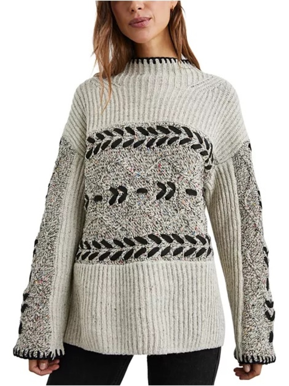 NWT Rails Raini Cable Knit Sweater